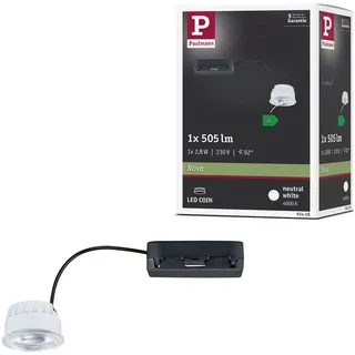 Paulmann LED Einbauleuchte Nova Coin 50mm 2,8W 505lm 230V 4000K Klar