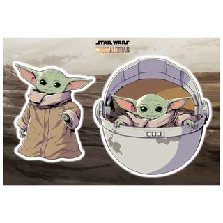 Komar Wandtattoo »Star Wars The Child - Größe 50 x 70 cm« selbstklebend, Wandsticker, Kinderzimmer, bunt