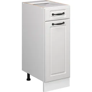 Vicco Schubladenschrank Küchenunterschrank R-Line 30 x 81,6 x 46 cm Weiß