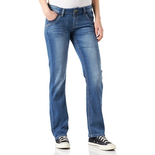 Timezone Damen Slim Tahila Jogg Straight Jeans, Blau (Blue Denim Wash 3041), 26W / 34L EU