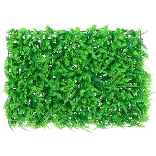 vidaXL Farnblätter-Sichtschutz Künstlich 24 Stk. Grün 40x60 cm - Grün