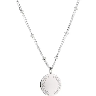 Liebeskind Berlin Halskette mit Logoanhänger LJ-0582-N-46 Edelstahl Silber