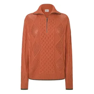 Pepe Jeans für Damen. PL702211 Poloshirt Fairy orange (M), Lässig, Baumwolle, Langarm, Nachhaltig
