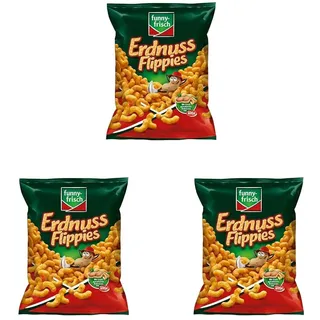 Funny-Frisch Erdnuss Flippies Classic 175g (Packung mit 3)
