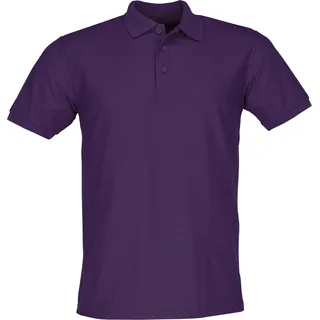 65/35 POLO | Pflegeleichtes Poloshirt aus 65% Polyester (recycelt) & 35% Baumwolle – Klassische Dreiknopfleiste – Waschbar bis 60 °C - Violett