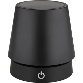 Globo Tischleuchte Carlos Kunststoff Dimmbar 28 cm Schwarz Matt