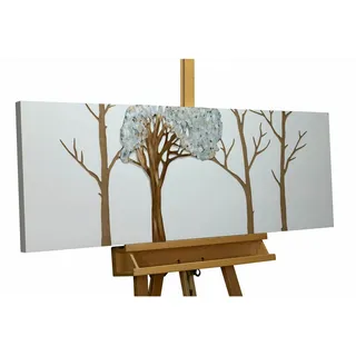 Kunstloft Holzbild Braun 120/40 cm , Holz , 3.57x40 cm , Bilder & Rahmen, Bilder, Sonstige Wandbilder