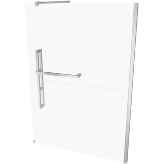 HÜPPE Duplo pure Walk-In Viereck Seitenwand 1-teilig, Breite:140cm, rechtsseitige Befestigung, DT0014C91322, Duschkabine: Profilfarbe chrom Glas ESG klar mit Anti-Plaque