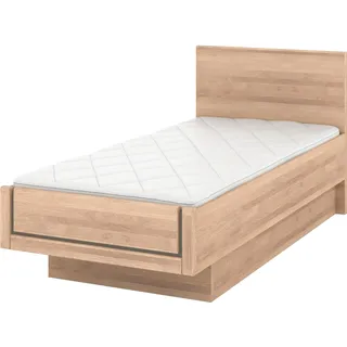 Musterring »Sorrent, Bettgestell, Bettrahmen, teilmassiv Eiche« MADE in GERMANY, Eiche teilmassiv, Liegehöhenverstellung, in schwebender Optik,