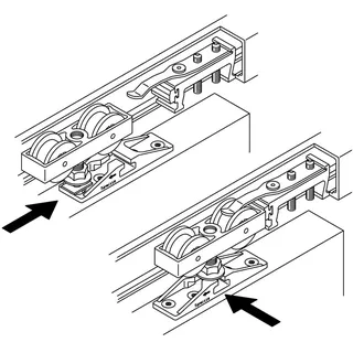 hawa sliding solutions Beschlägesatz HAWA-Junior 80/Z