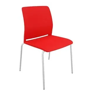 Quadrifoglio Besucherstuhl Close OCLOSV01 RY FSC27 rot Kunststoff