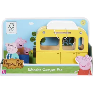 Peppa Pig - Wohnmobil aus Holz mit Figur 07388 - Grün