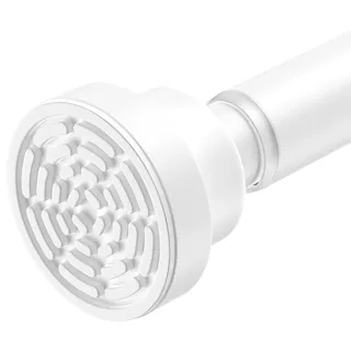 AIZESI Klemmstange Vorhangstange ohne Bohren 116-198CM,Teleskopstange Duschstange ohne Bohren Geeignet für Badezimmer, Fenster, Kleiderschrank,1 Stück Weiß (Durchmesser 22mm) Shower Rod