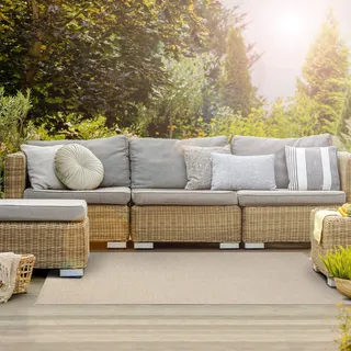 Outdoor-Teppich Design Parma 90x200 cm - Silber