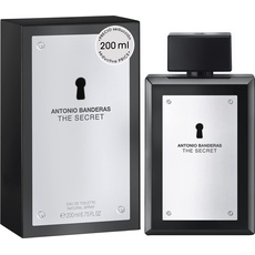 Banderas Perfumes - The Secret - Eau de Toilette Spray für Herren, Fruchtiger Lederduft - 200 ml