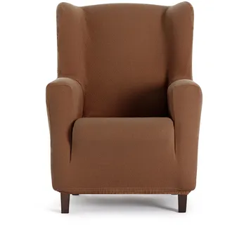 EYSA Bi-elastischer Sofabezug für Ohrensessel, Orange, Harlem-Design