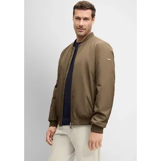 Blouson CINQUE "CIRAPID", Herren, Gr. XL, braun (dunkelbraun), Web, Obermaterial: 100% Polyester, unifarben, regular fit hüftlang, Rundhals, eingesetzt Rippstrickbündchen, Jacken Blouson, regular fit, mit Strickbündchen