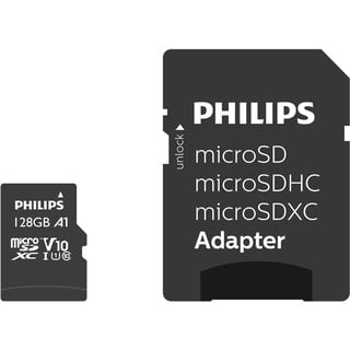 Philips  microSDHC Ultra Speed 128GB Class 10 UHS-I + SD-Adapter