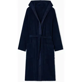 Emporio Armani Sponge" Bathrobe Bademantel - Navy - XL,