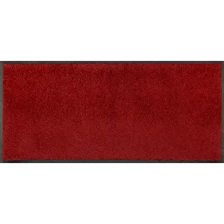 Fuma Wash+Dry Fußmatte, Regal Red 35x75cm, innen und außen, waschbar, rot