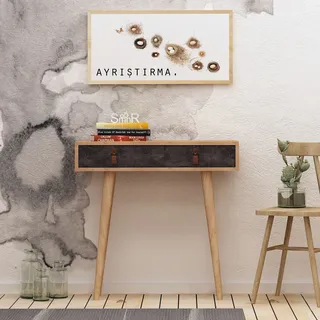 Skye Decor, Illas- IllasMDD, Eiche, Kommoden, 87,6x80x30 cm, 100% Melaminbeschichtete Partikelplatte - Braun