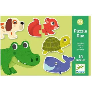 Djeco Duo Tiere 20 Teile)