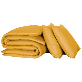 bettbezug Olivia 240 x 220 cm Baumwolle gelb - Gelb