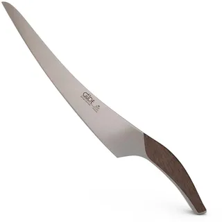 GÜDE Solingen - Tranchiermesser geschmiedet, 26 cm, Räuchereiche, SYNCHROS, Handmade Germany, Braun