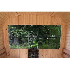 Bild Wolff Fenster »Rückwand-Fenster«, für Sauna Luago 2x2 beige