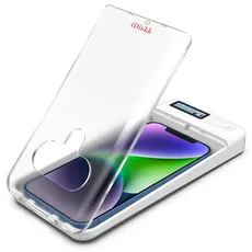 iDiskk 【Neu Telefonschlossbox, Handy gefängnis, Timer-Lock-Box für Android-Telefone/iPhone (max. 6,7 Zoll), Handy Safe zeitgesteuerte Schließfachbox für Telefonzusatz/Versuchung (transparent)