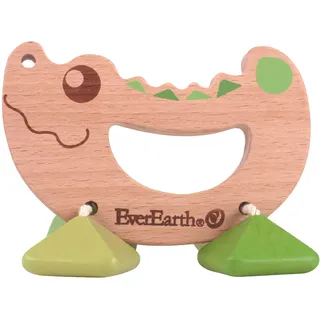 EverEarth - Rassel-Spielzeug Krokodil (EE33581)