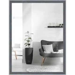 Wandspiegel MendeFrames H080 aus grauem Holz, 18 x 24 cm - Grau