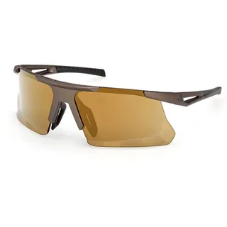 Adidas Sport Dunamis Bi Sonnenbrille - Matte Dark Brown - Brown Mirror/CAT3