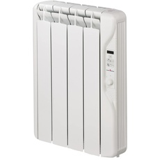 Gabarrón - RF4E Plus Thermofluid-Heizstrahler. Programmierbarer elektrischer Heizkörper 500W, 4 Elemente. Fenster-offen-Funktion und Adaptive Startsteuerung. Einfache und schnelle Montage.