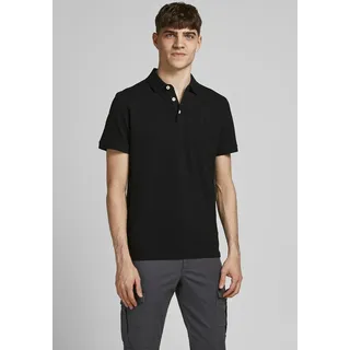 Jack & Jones Poloshirt »Paulos Polo«, schwarz