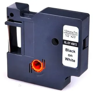 G&G Schriftband D1 45013, S0720530 schwarz auf weiß,