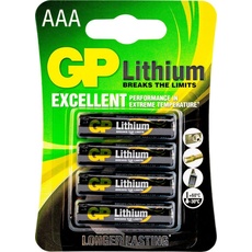 Bild von Batteries GP24LF359C4 Micro (AAA)-Batterie Lithium 1.5V 4St.