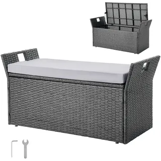 Vevor Gartenbank 104 x 45 x 52 cm Grau