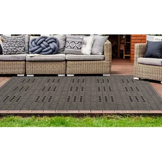 Kayoom Sunset 606 Kurzflorteppich 80 x 230 cm taupe