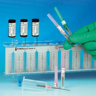 ESR Blutsenkungs Ständer einzeln, für 10 Röhrchen, mit Skala 1 Stück