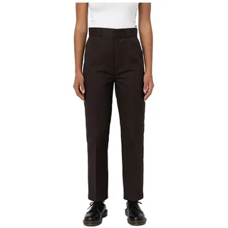 Dickies Phoenix Cropped Rec Hosen - Dark Brown - 28