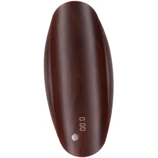 Sharplace Digitale Waage in Gramm, Mini-Waage, vielseitig einsetzbar, leicht, professionelle elektronische Teewaage aus Holz, Kaffeewaage, Teestube, Bar, Tiefrot