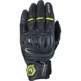 ARMR Raiden 3.0 Lederhandschuhe - Black / Yellow - 3XL
