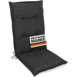 Gardissimo PREMIUM Hochlehner Gartenstuhl Auflagen 120x50x8cm anthrazit