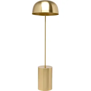 Kare Design Stehleuchte Loungy Gold, Gold, Stehlampe, Stahlgestell, Metall Schirm, kein Leuchtmittel inklusive, E27, Wohnzimmer, Designer Lampe, moderne Leuchte