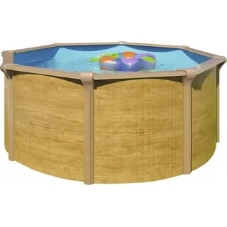 Aufstellpool Stahlwandpool-Set Green Line Evolution rund Ø 485x132 cm inkl. Sand