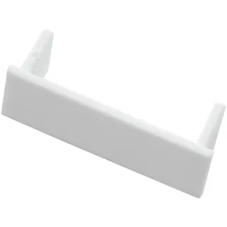 GARDINIA Endstück 1-läufig weiß