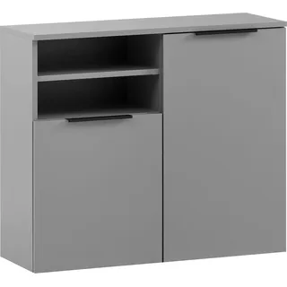 Schildmeyer Waschbeckenunterschrank Alessio 80,4 x 70 x 32 cm Platingrau