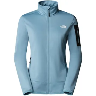 The North Face NF0A8BRK9PM W MISTYESCAPE Fleece Sweatshirt Damen Shallow Blue/TNF Black Größe S