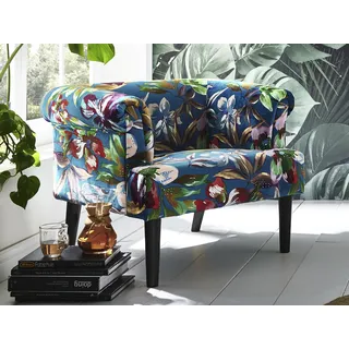 Atlantic Home Collection Sessel Charlie Samtvelours 86 x 70 x 74 cm bunt